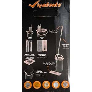 EMAY VİYALENTE MOP SET TABLET MOP TEMİZLİK SETİ KUTULU 10 LT
