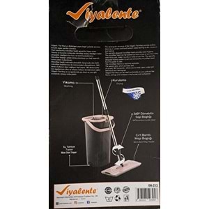 EMAY VİYALENTE MOP SET TABLET MOP TEMİZLİK SETİ KUTULU 10 LT