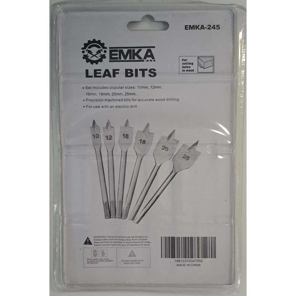 EMKA 6 LI YAPRAK MATKAP UCU SETİ EMKA-245