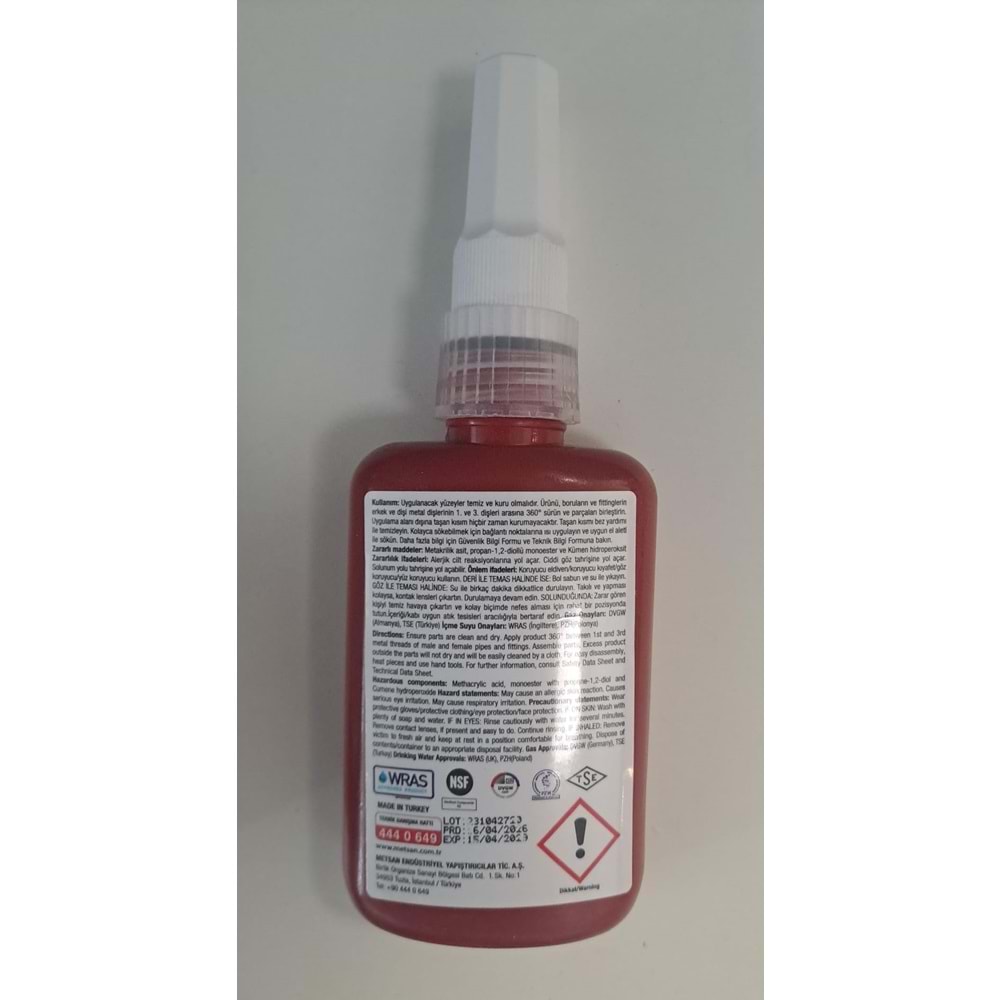 EMS FORCE BORU SIZDIRMAZLIK ELEMANI - SIVI CONTA - 50 ml