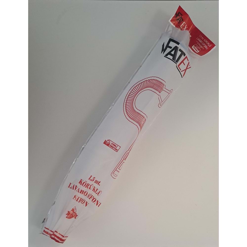 FATEX KÖRÜKLÜ SİFON STANDART UZUN 65/Ø 50 LİK ÇIKIŞLI ( EKONOMİK UZUN)