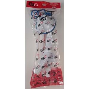FATEX LÜX ÇÖP MAK TEKLİ TAŞMALI KÖRÜKLÜ SİFON 110 / Ø 32 LİK ÇIKIŞLI - METAL BİLYALI ( F-104-17 )