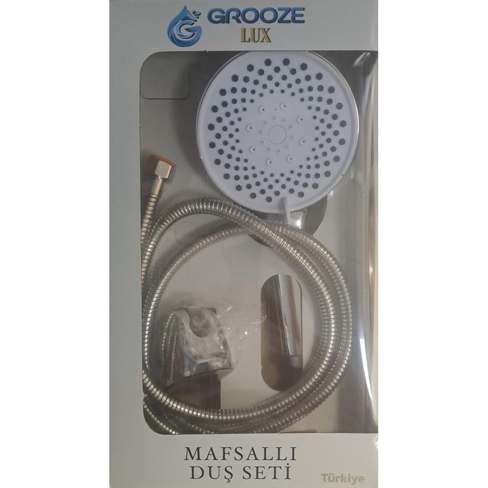 GROOZE MAFSALLI LÜX DUŞ SETİ - DUŞ TAKIMI - ALVİN - KUTU AMBALAJ