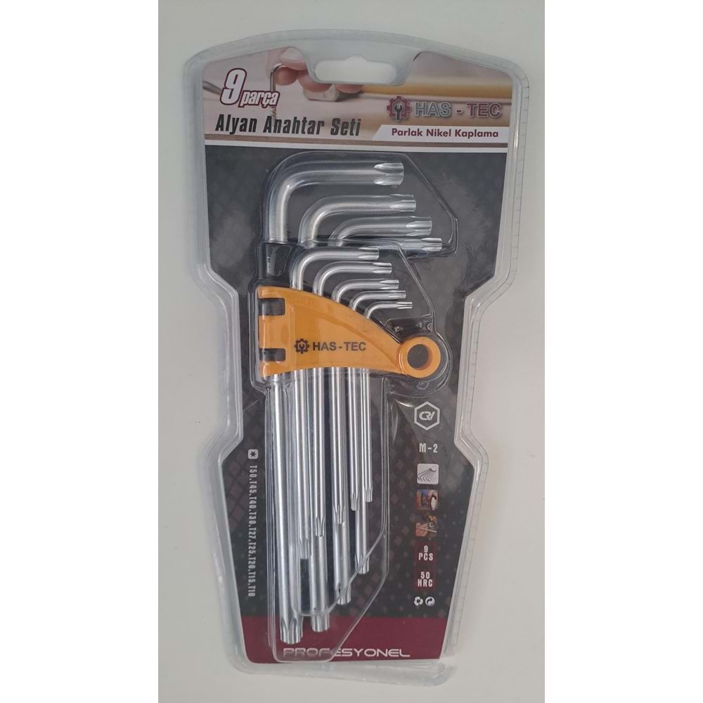HAS-TEC 9 LU YILDIZ TORK ALYAN SETİ