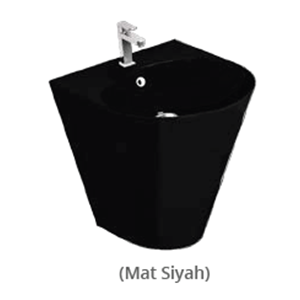 İGLOO LAVABO MONOBLOK TURAVİT - MAT SİYAH