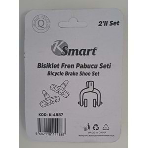 KSMART BİSİKLET FREN PABUCU SETİ 2 Lİ K-4887