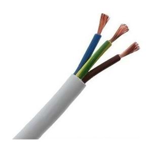 3x2,5 TTR BEYAZ KABLO FİX ( 1 METRE FİYATIDIR )