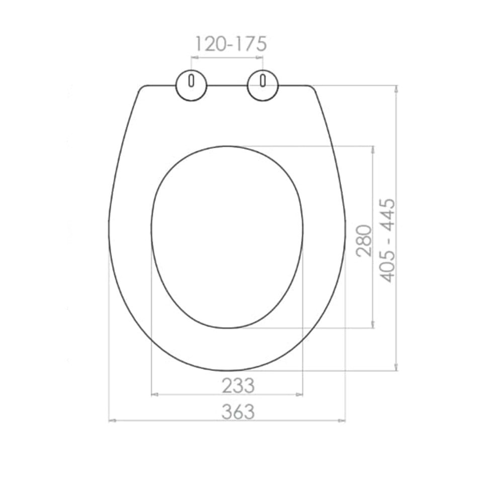 NKP SLİM SMART YAVAŞ KAPANAN KLOZET KAPAĞI 0302 ( THERMOPLAST )