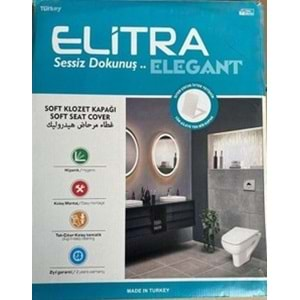 ELİTRA ELEGANT YAVAŞ KAPANAN KLOZET KAPAĞI ( THERMOPLAST )