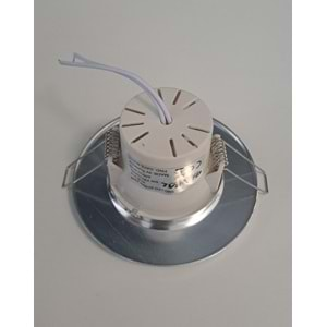 GLOBAL 5 WATT LED SPOT KROM KASA BEYAZ IŞIK 6500K 358LM