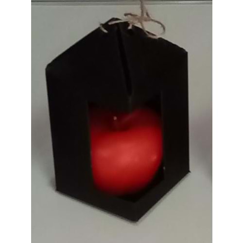 KOKULU MUM ELMA - KIRMIZI ( 1 ADET FİYATIDIR )