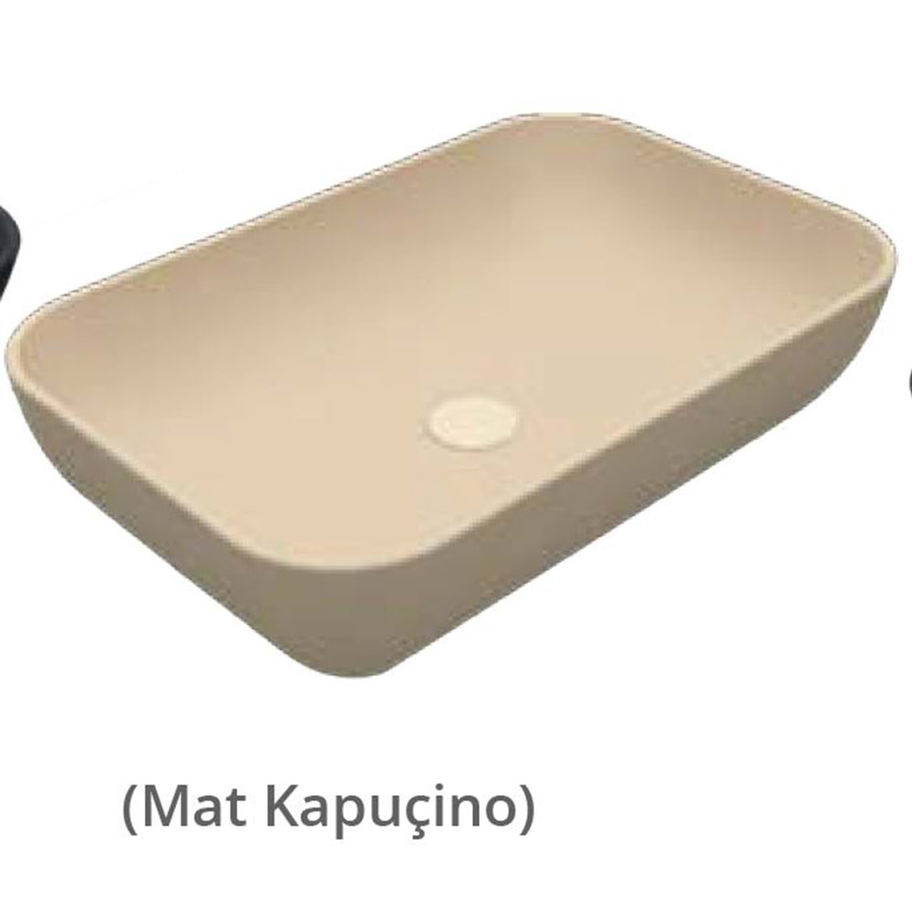 LOFT ÇANAK LAVABO 40X60cm TURAVİT - MAT KAPUÇİNO