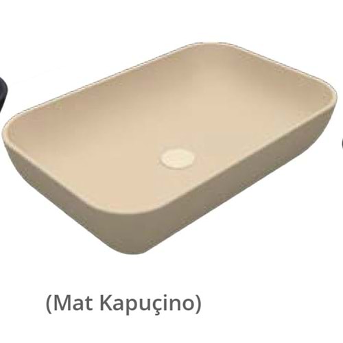 LOFT ÇANAK LAVABO 40X60cm TURAVİT - MAT KAPUÇİNO