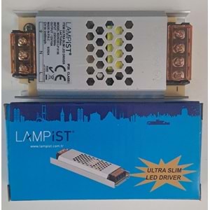 LAMPİST 10A ULTRA SLİM LED TRAFOSU 12V IP20