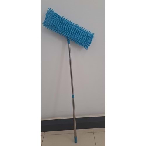 LEVA MAKARNA MOP SET TELEKOPİK RENKLİ 120cm METAL SAPLI (40 x 10 ) ( LV-10328 )