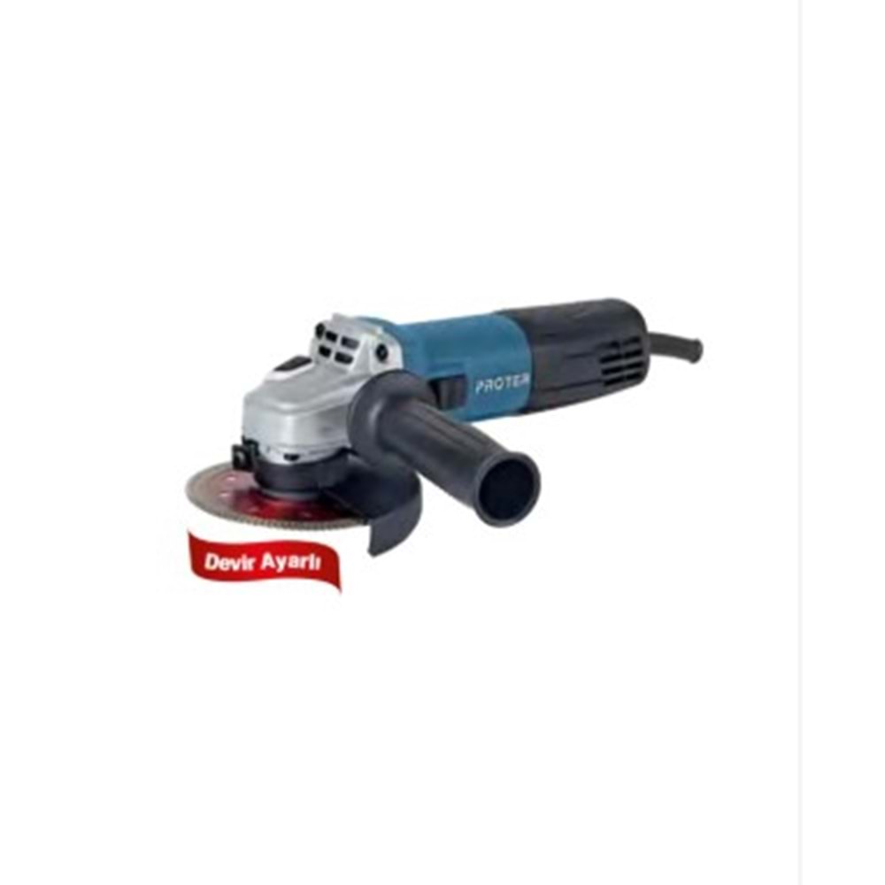 PROTER PA715E AVUÇ TAŞLAMA - ELEKTRONİK HIZ AYARLI - 115mm - 750W