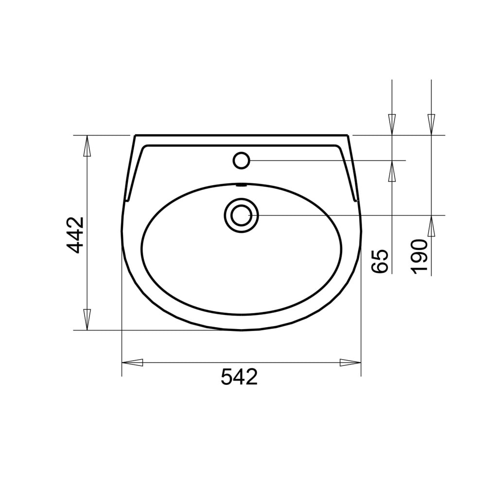 POLO LAVABO 45X55cm TURASER