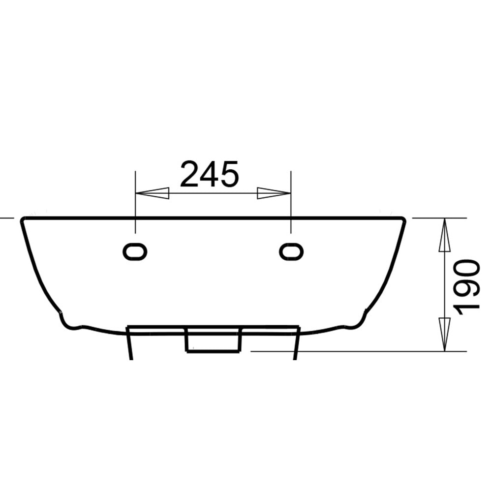 POLO LAVABO 45X55cm TURAVİT