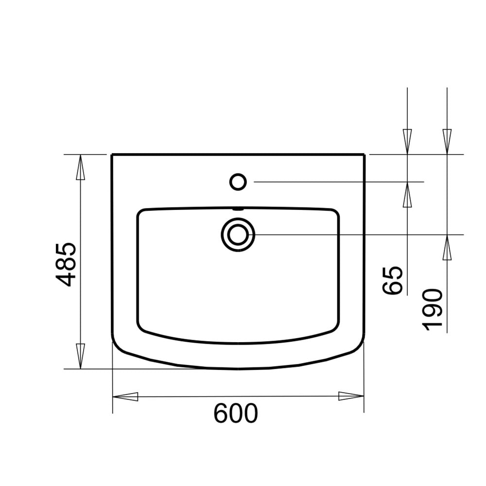 PLAZA LAVABO 50X60cm TURAVİT