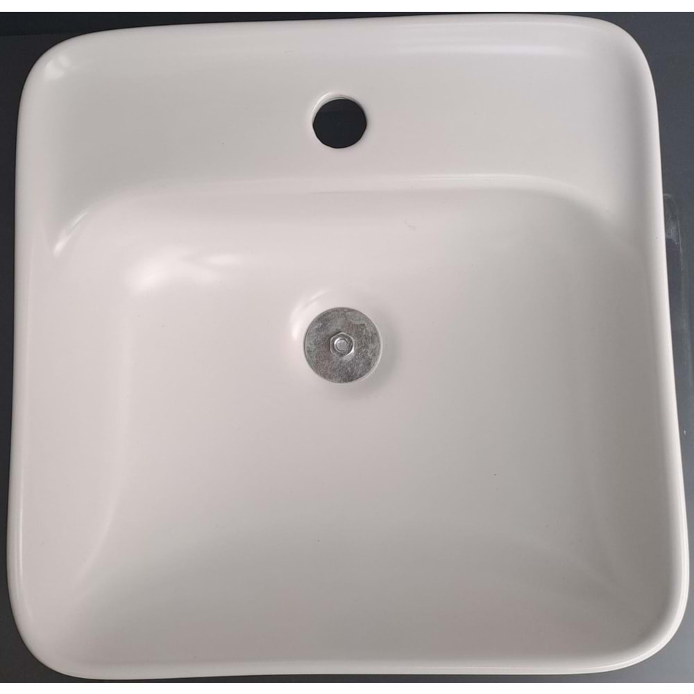 PORTOMİX ÇANAK LAVABO MAT BEYAZ / BATARYA DELİKLİ TURAVİT