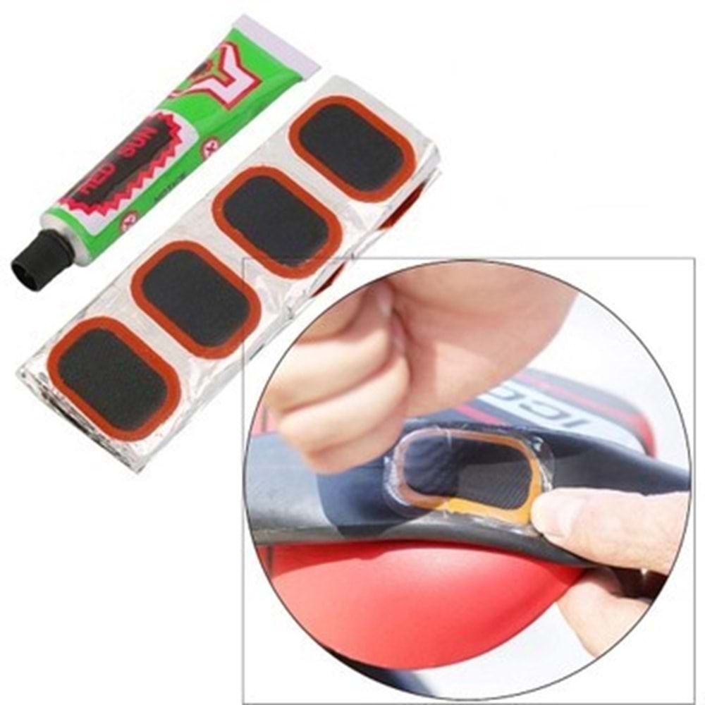 RED SUN BİSİKLET LASTİK YAMASI 24ADET RS2401