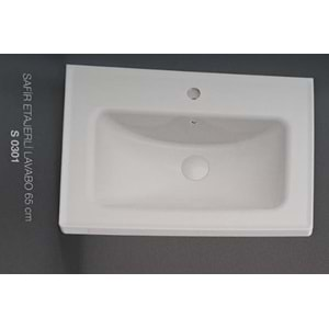 SAFİR ETEJERLİ LAVABO 65cm TURAVİT