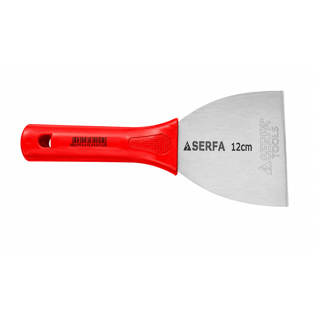 SERFA TOOLS SIRIK SPATULA 120mm ( 12 cm ) PLASTİK SAP PASLANMAZ ÇELİK