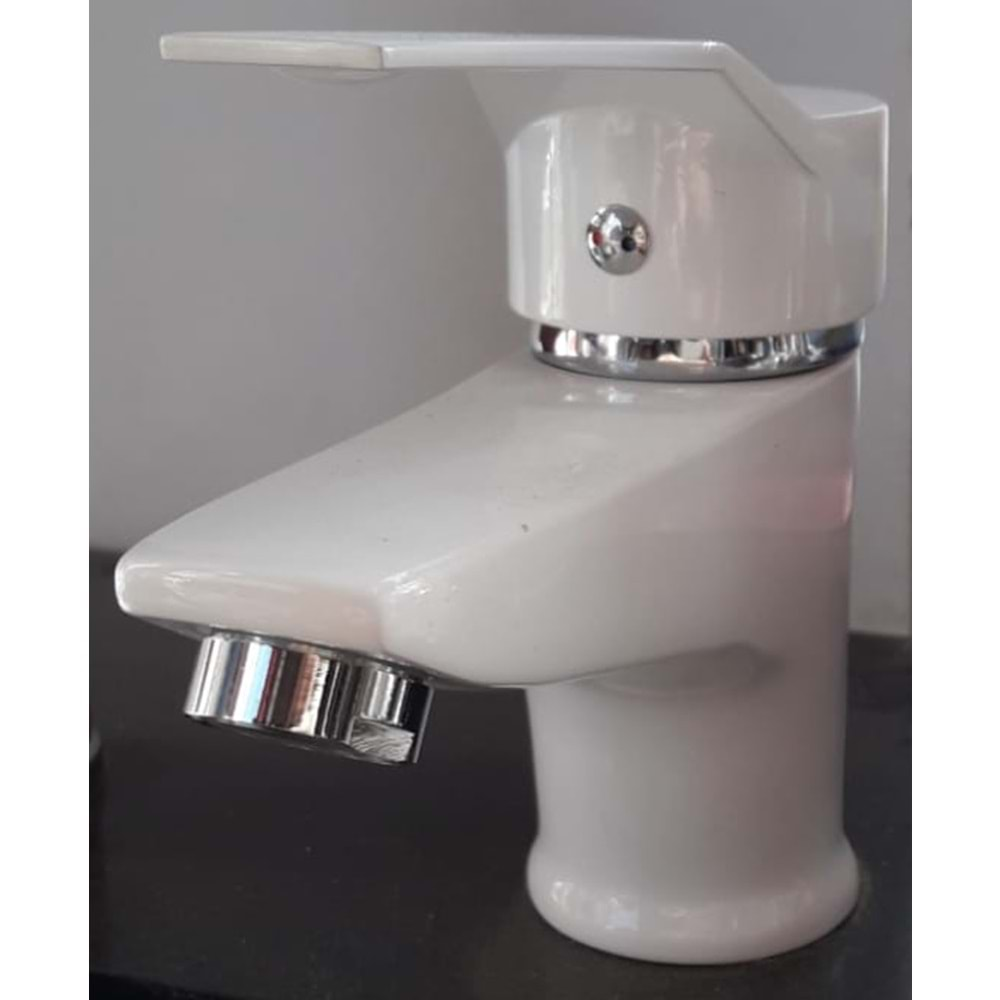 KERASUS MERCURY SERİSİ - MİX LAVABO BATARYASI ( M02-K BEYAZ )