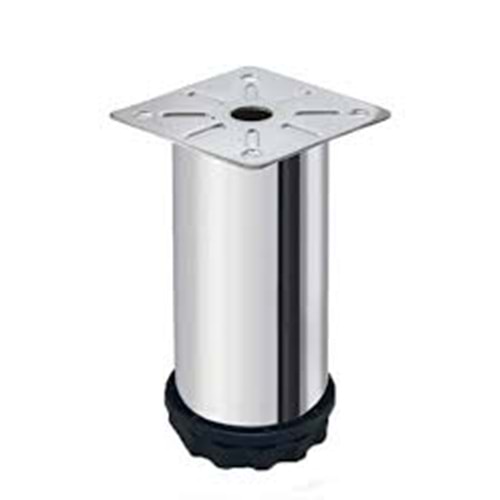 METAL BAZA AYAK 10 CM KROM ( 1 ADET FİYATIDIR )