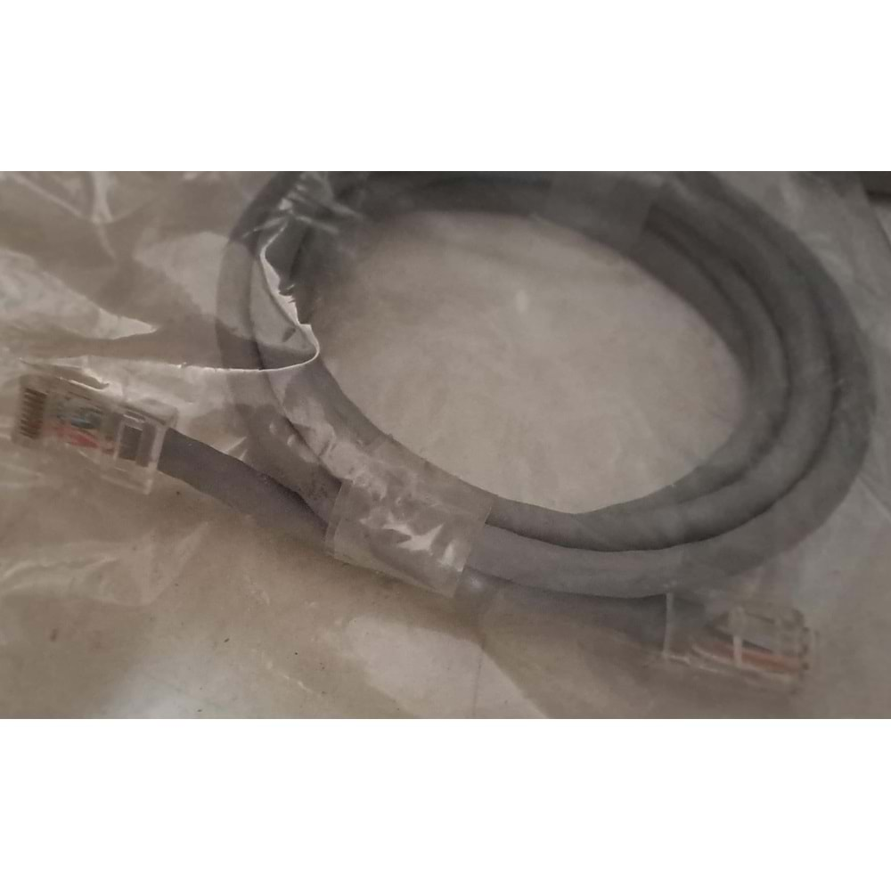 CAT 5 KABLO RJ45 SOKETLİ 1 MT - İNTERNET & MODEM KABLOSU 1 METRE