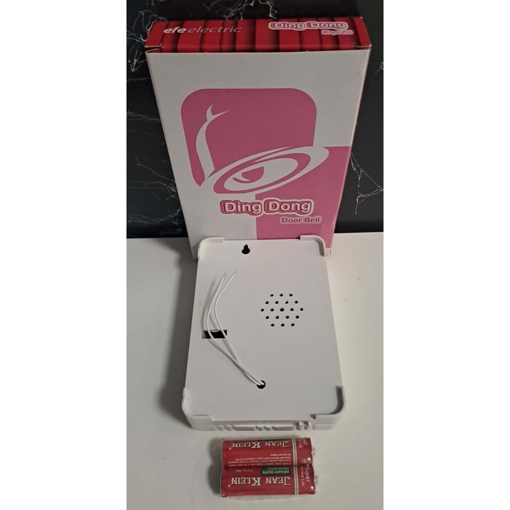 EFE ELEKTRİK ELEKTRONİK KAPI ZİLİ PİLLİ DİNG DONG PİLLİ
