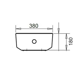 POLO REZERVUAR KAPAĞI 38 x 18 cm TURAVİT PL1004 ( SADECE DEPO KAPAĞI FİYATIDIR )