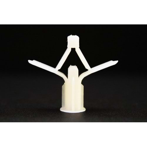 ALÇIPAN DÜBELİ PLASTİK KANATLI 8 mm ( BOY : 28,5 mm ) ( DUBEL ) ( 1 ADET FİYATIDIR )