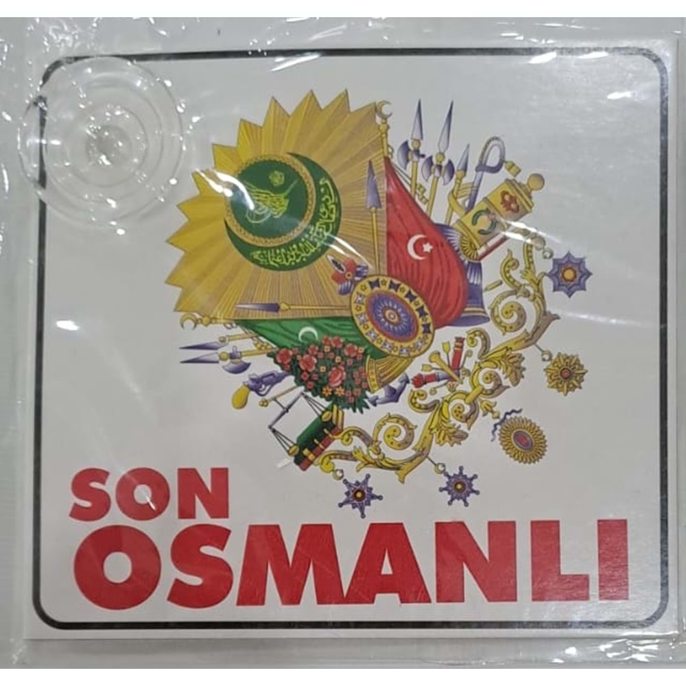 ARABA YAZISI (STİCKER) VANTUZLU ( 11 x 11 cm ) - SON OSMANLI