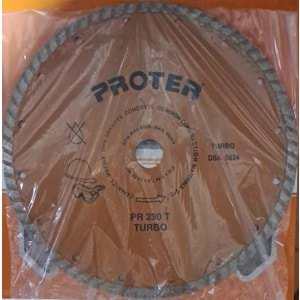 PROTER PR 230 T TURBO ELMAS KESİCİ TESTERE ( 230 x 2.4 x 7.0 x 22.23 mm ) ( PROTER )