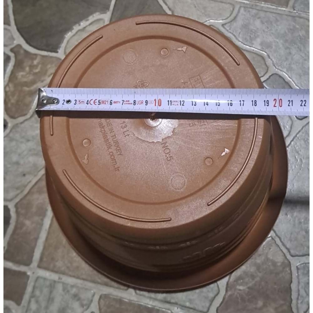 5 NO ANTİK SAKSI 13 LT
