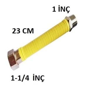DOĞALGAZ SAYAÇ BAĞLANTI FLEXİ & KUTU FLEXİ & 1-1/4 ( 23 cm ) 1-1/4*1 23 cm