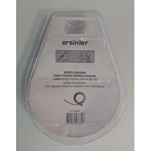 SPİRAL DUŞ HORTUMU ÖRGÜLÜ 150-170cm - SİYAH