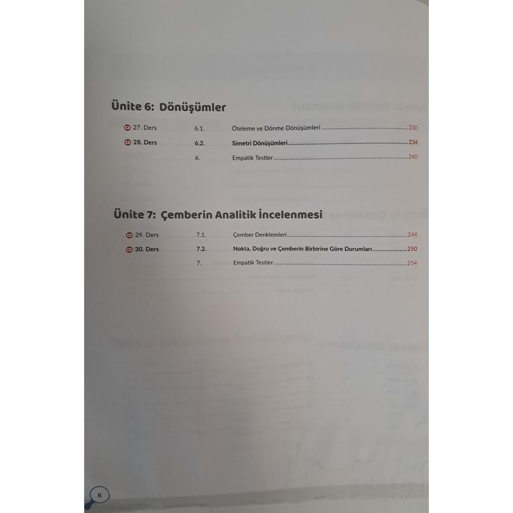 KAFA DENGİ YAYINLARI AYT GEOMETRİ SORU BANKASI