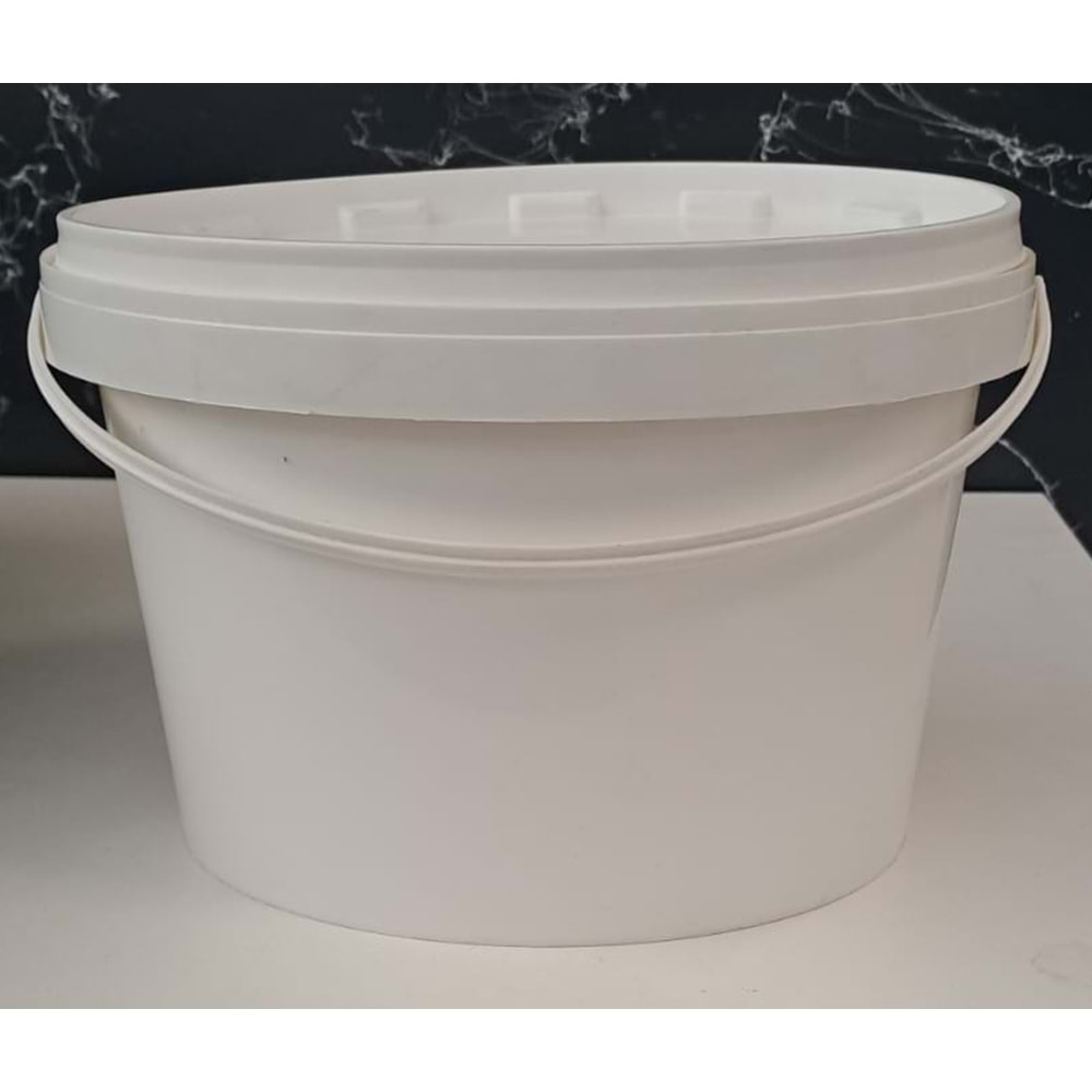 3 LİTRE PLASTİK KOVA - BEYAZ - 3 LT SAPLI - SIZDIRMAZ KİLİTLİ ÇOK AMAÇLI KAPAKLI KOVA - BOYA KOVASI , ZEYTİN KOVASI , SAKSI VB ALANLARDA KULLANILABİLİR - GIDA UYUMLU DEĞİLDİR