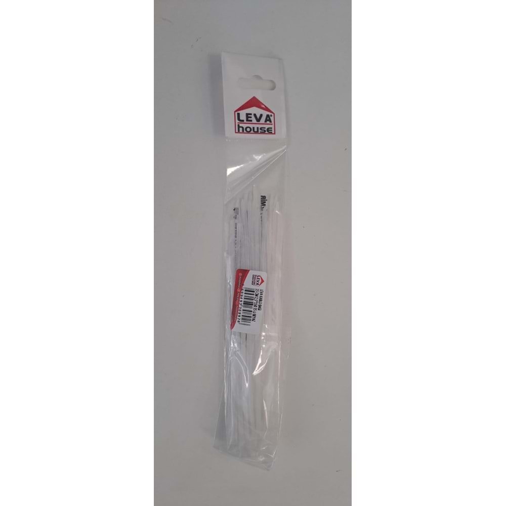 LEVA KABLO BAĞI 15 CM ( 2,5 x 150 ) 35 Lİ PAKET - BEYAZ