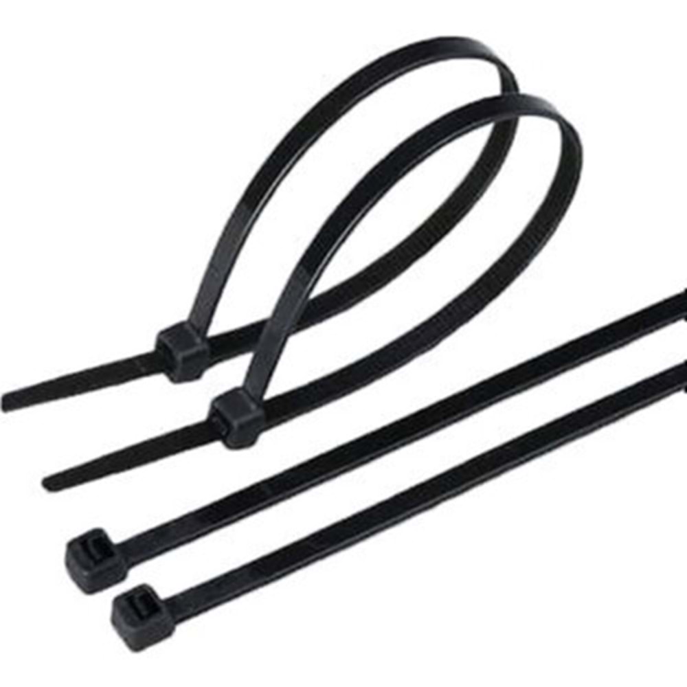 LEVA KABLO BAĞI 25 CM ( 3,6 x 250 ) 10 LU PAKET - SİYAH