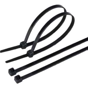 LEVA KABLO BAĞI 25 CM ( 3,6 x 250 ) 10 LU PAKET - SİYAH