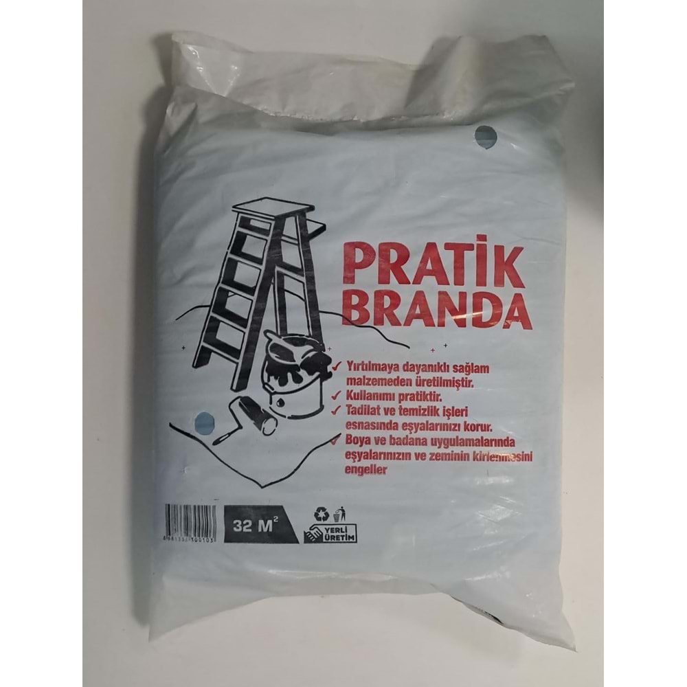 PRATİK BRANDA KORUYUCU KALIN ZEMİN ÖRTÜSÜ ( 32 m² )