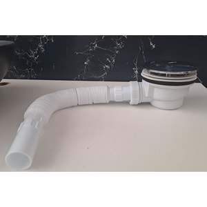KROM DUŞ TROBLENİ 120 LİK TASLI KÖRÜKLÜ Ø 32 LİK ÇIKIŞLI ( ASET )