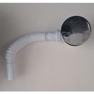 KROM DUŞ TROBLENİ 120 LİK TASLI KÖRÜKLÜ Ø 32 LİK ÇIKIŞLI ( ASET )