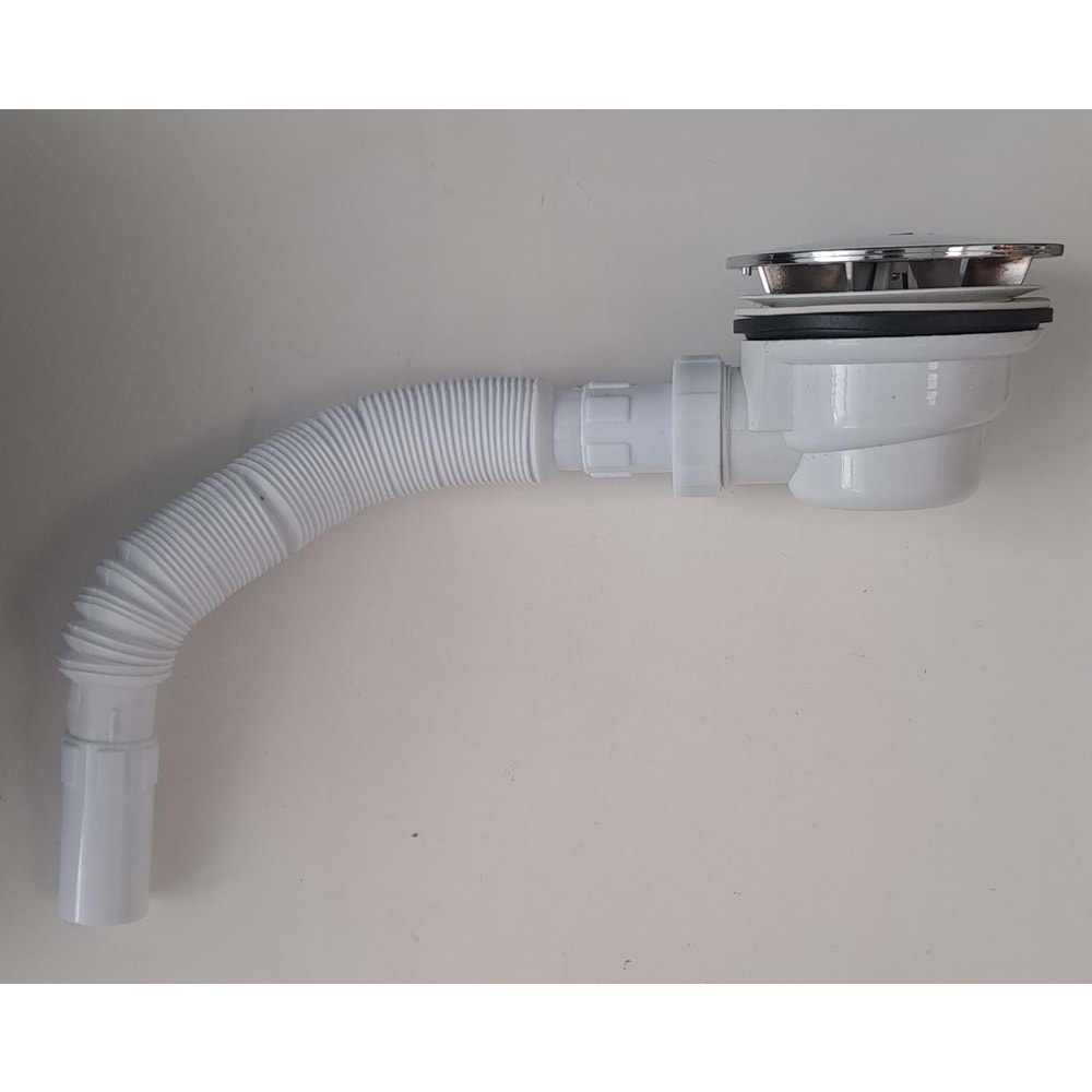 KROM DUŞ TROBLENİ 120 LİK TASLI KÖRÜKLÜ Ø 32 LİK ÇIKIŞLI ( ASET )
