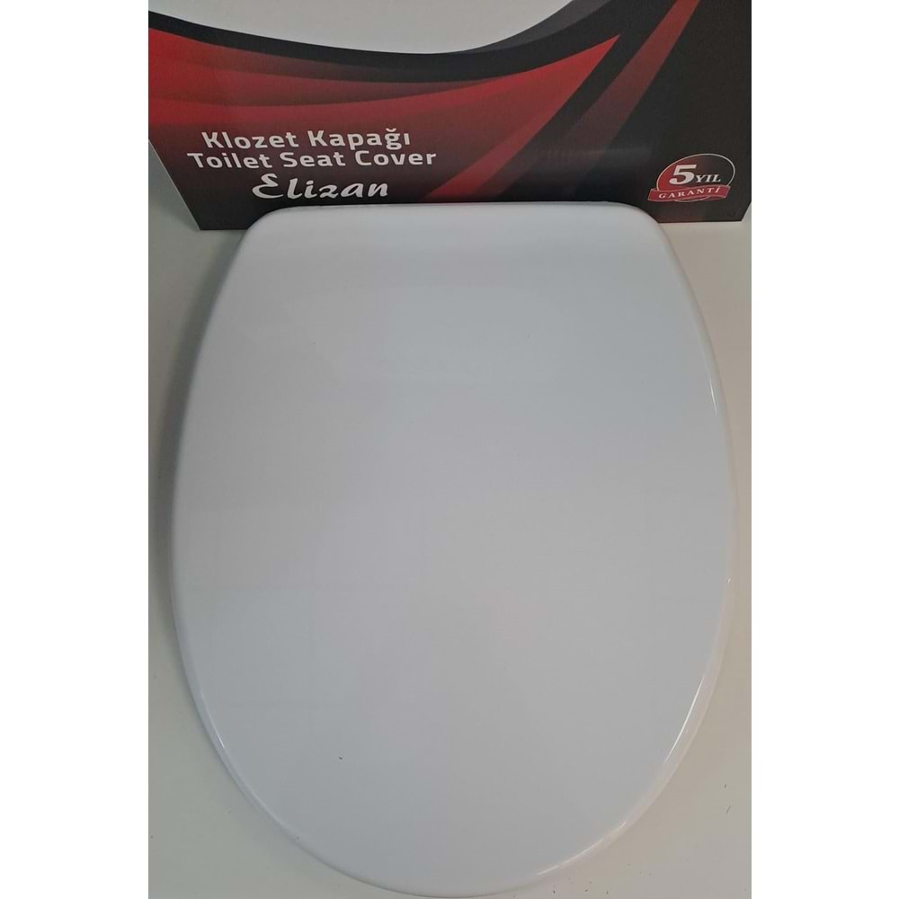 FATEX ELİZAN ( AKDENİZ ) ( 36,5 x 43,5 cm ) NORMAL KAPANAN PLASTİK KLOZET KAPAĞI