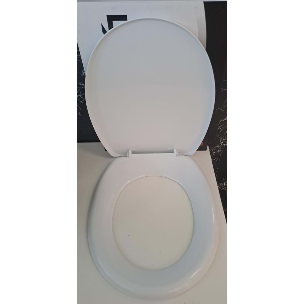 FATEX ELİZAN ( AKDENİZ ) ( 36,5 x 43,5 cm ) NORMAL KAPANAN PLASTİK KLOZET KAPAĞI