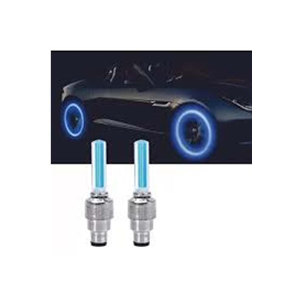 KSMART BİSİKLET SİBOP IŞIĞI 2 Lİ SET MAVİ IŞIK K-3972